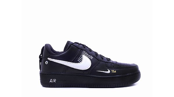 air force 1 mid preto