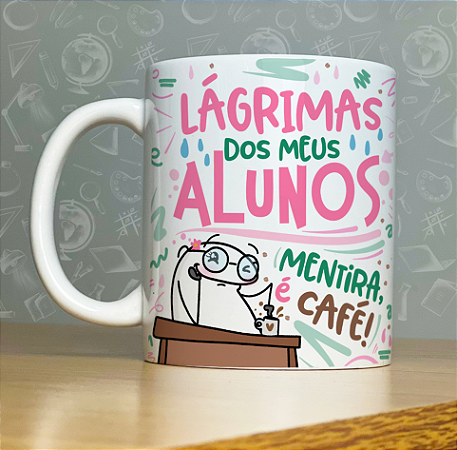 Caneca Porcelana Personalizada - Coleção(1) 15 ARTES PROFESSOR