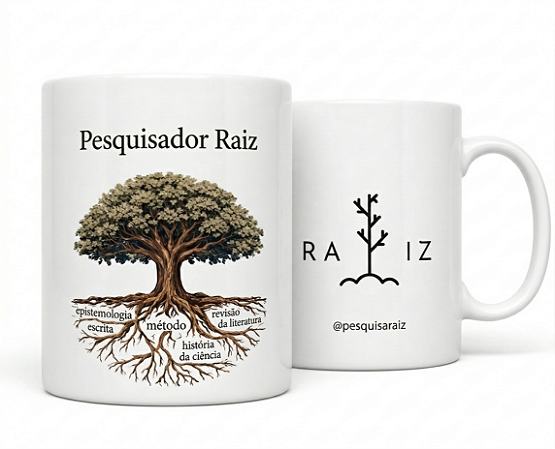 Pesquisador Raiz - Caneca Porcelana Personalizada