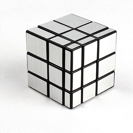 Cubo Mágico Mirror Blocks Espelhado Prateado 3x3 - RW Cubos