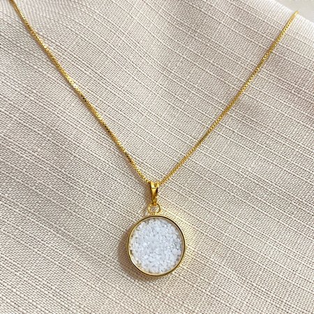 Colar Pingente Sal Grosso