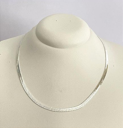 Chocker Fio Alemão Prata