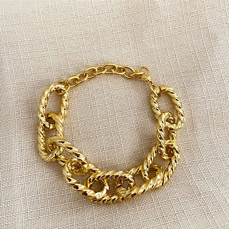 Pulseira Corrente Crespa