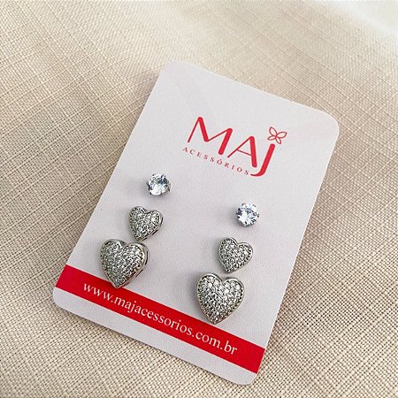 Trio Coração Cravejado