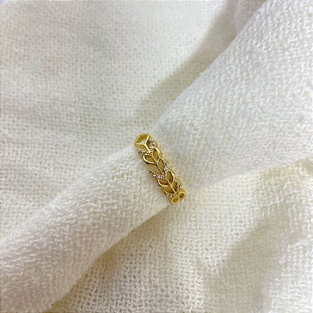 Coração Corações Vazados Dourado