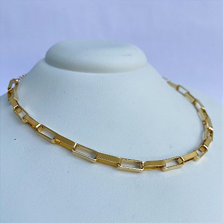 Colar Corrente Dourado Style