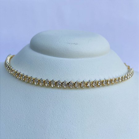 Colar Pedraria Branco