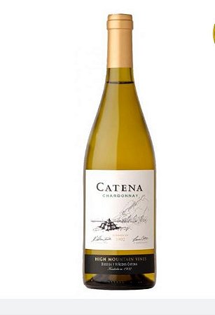 VINHO ARGENTINO   CATENA   CHARDONAY BRANCO  750 ML