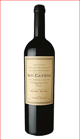 VINHO ARGENTINO  DV  CATENA  MALBEC MALBEC TINTO  750 ML
