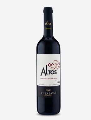 VINHO ARGENTINO  TERRAZAS ALTOS DE PLATA CABERNET SAUVIGNON TINTO  750 ML