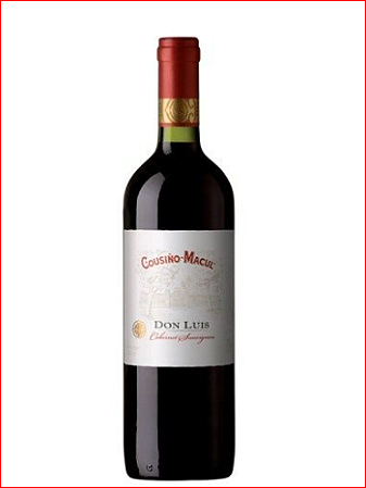VINHO CHILENO COUSINO MACUL DON LUIS  CABERNET SAUVIGNON  TTO 750 ML