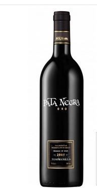 VINHO ESPANHOL PATA NEGRA OURO TEMPRANILLO TINTO 750 ML