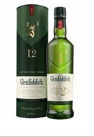WHISKY ESCOCES  SINGLE MALT GLENFIDICH 12  ANOS   750 ML