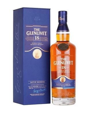 WHISKY ESCOCES SINGLE MALT  GLENLIVET 18  ANOS  750ML