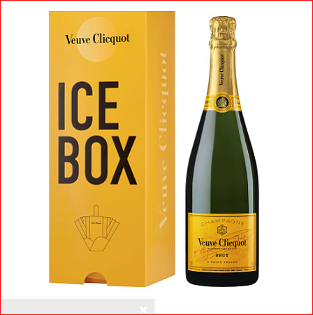 CHAMPANHE FRANCESA VEUVE CLIQUOT BRUT  ICE BOX  750 ML