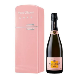 CHAMPANHE FRANCESA VEUVE CLIQUOT FRIDGE ROSE 750 ML
