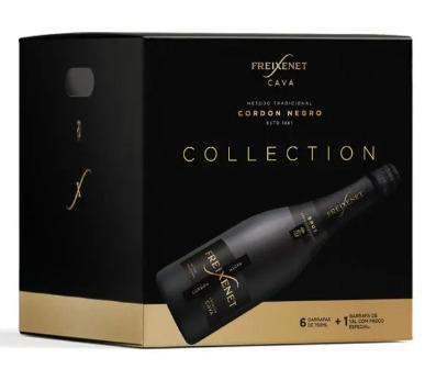 KIT MAGNUM FREIXENET GORDON NEGRO 6 GFS +1 GF MAGNUM 1,5 LT
