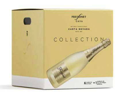KIT FREIXENET CARTA NEVADA 6 /750 ML +1 GF FREIXENET MAGNUM 1,5 LT