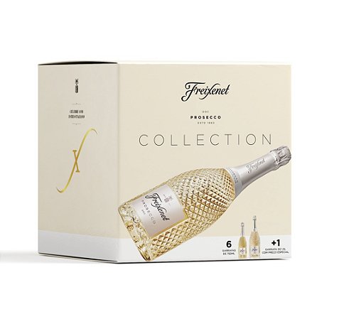 KIT FREIXENET ITALIANO PROSECCO  BRUT 6 GFS 750 ML +1 GF 1,5 LT