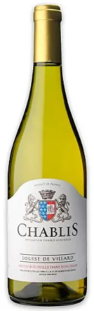 VINHO FRANCES  LOUISE DE VILLARD CHABLIS SAFRA  DOC  2023  750 ML 750 ML
