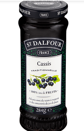 GELEIA FRANCESA SAINT DALFOUR CASSIS SEM ACUCAR 6X284 GRS