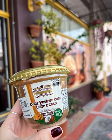 Doce de leite com coco 400grs Reserva de Minas