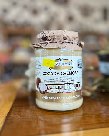 Cocada Cremosa Vidro 650grs Reserva de Minas