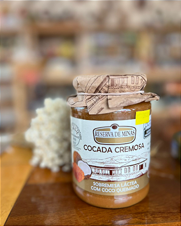 Cocada Morena Vidro 650grs Reserva de Minas