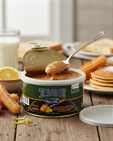 Doce de Leite com Limão Lata 400g Senador