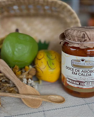 Doce de Abobora em Calda Reserva de Minas