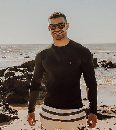 camisa térmica masculina para praia