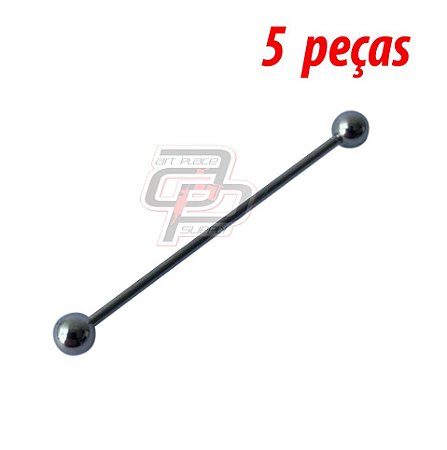 Piercing Mega Bell (Transversal) - 40mm - Espessura 1.6 (5 peças)