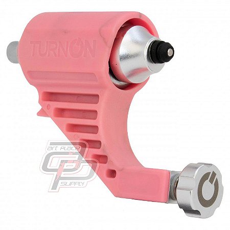 Máquina Rotativa Turn On - Rosa (Anodização Prata)