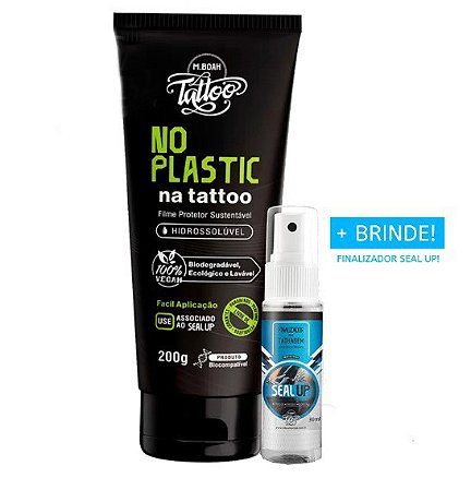 No Plastic 200ml - Filme Protetor + (Seal Up 30ml ) - M.Boah