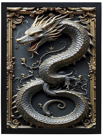 Quadro Decorativo - Dragão 12