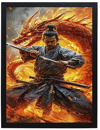 Quadro Decorativo - Samurai 04