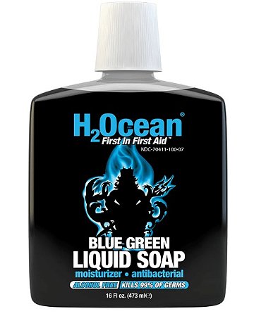 Blue Green Liquid Soap - Sabonete Líquido 473ml - H2OCEAN