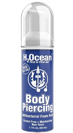 Body Piercing Foam Soap (Espuma) 50ml - H2OCEAN