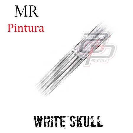 Agulhas White Skull Pintura / Magnum Round - 1 Unidade