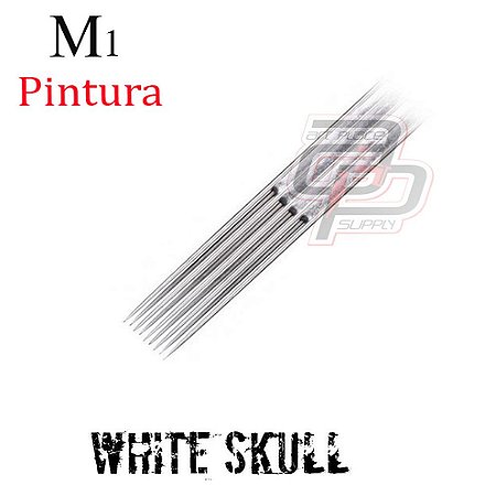 Agulhas White Skull Pintura / Magnum - 1 Unidade