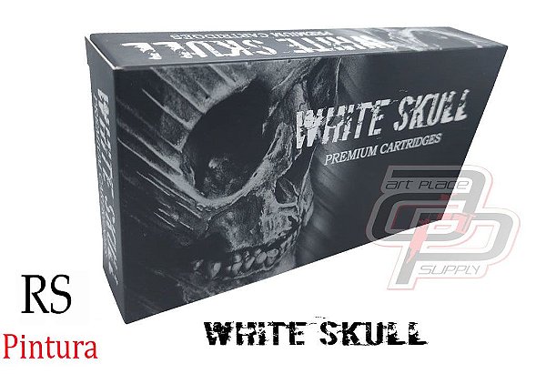 Cartuchos White Skull Bucha / Round Shader - Caixa com 20 Unidades