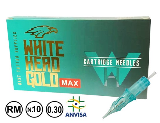 Cartuchos White Head Gold MAX - Pintura / Magnum Round - Caixa com 20 unidades
