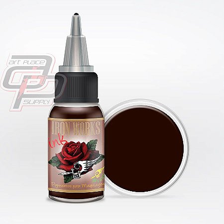 Pigmento Marrom Café - 15ml - Iron Works