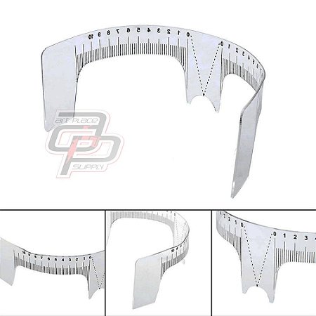 Régua Sobrancelha 15cm