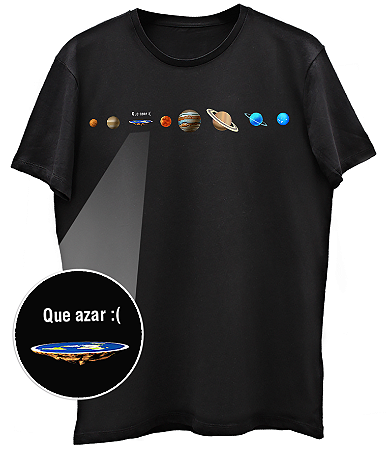 Camiseta Terra Plana