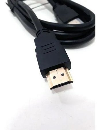 Cabo HDMI 4K ULTRA HD 30 AWG s/ filtro O.D:6MM 3D 2.0V DOURADO 1,8M