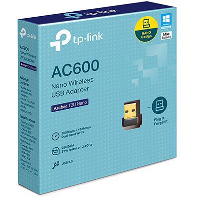 Adaptador wireless AC600 USB Archer T2U Nano TP-LINK