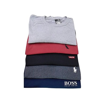 Camisetas Básicas (Combo com 3 peças)