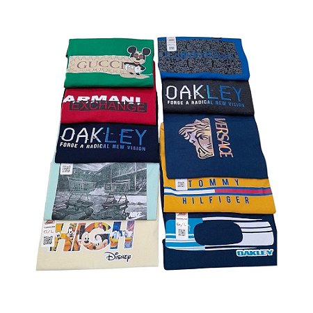 Camisetas Estampadas (Combo com 10 peças, ganhe uma!)