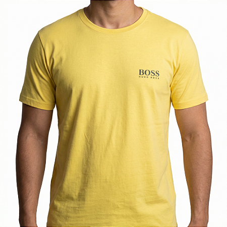 Camiseta Amarela Básica Masculina | Desconto Progressivo no Carrinho